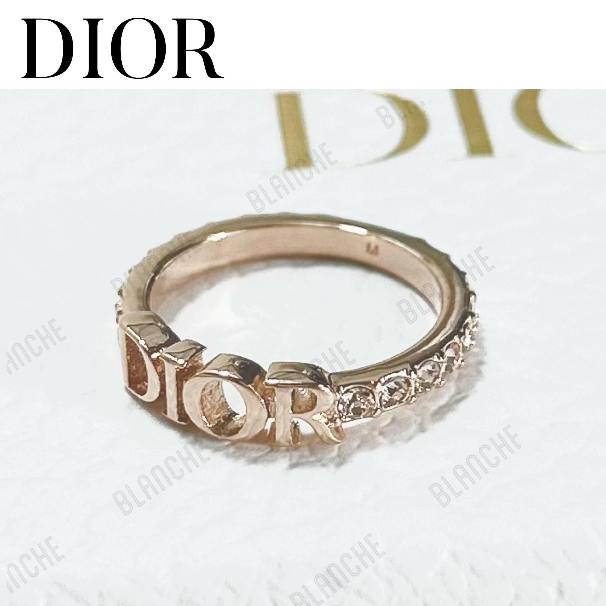 国内即発【DIOR】DIO(R)EVOLUTION リング メタル & クリスタル